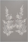 Perlen Blumen Applikation/ Perlen Braut Aufnäher/ Hochzeitskleid Spitzenapplikation/ Brautblatt Applikation/ A23-318