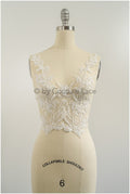 Perlen Blumen Applikation/ Perlen Braut Aufnäher/ Hochzeitskleid Spitzenapplikation/ Brautblatt Applikation/ A23-318