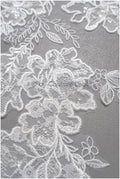 romantische Blumen Applikation/ Blumen Spitzen Applikation/ Hochzeitskleid Spitzen Applikation/ Braut Blatt Applikationen/ A23-321