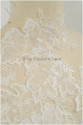 romantische Blumen Applikation/ Blumen Spitzen Applikation/ Hochzeitskleid Spitzen Applikation/ Braut Blatt Applikationen/ A23-321
