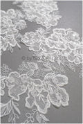 Hochzeit Blumen Applikation/ Blumen Spitzen Applikation/ romantisches Kleid Applikationen/ Blatt Applikationen/ A23-322