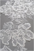 Hochzeit Blumen Applikation/ Blumen Spitzen Applikation/ romantisches Kleid Applikationen/ Blatt Applikationen/ A23-322