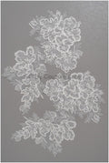 Hochzeit Blumen Applikation/ Blumen Spitzen Applikation/ romantisches Kleid Applikationen/ Blatt Applikationen/ A23-322