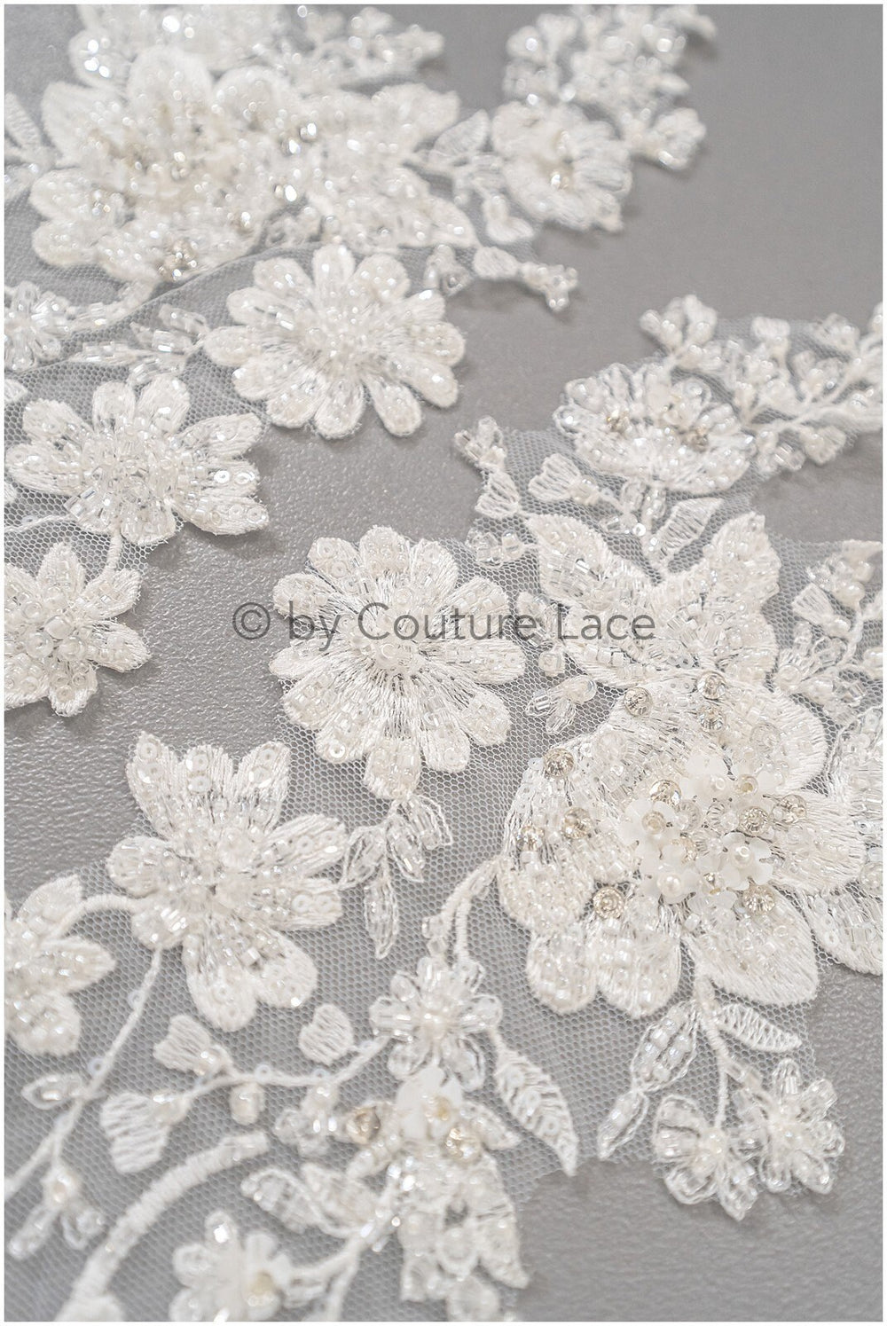 Perlen Perlen Blumen Applikation/ Perlen Braut Aufnäher/ Hochzeitskleid Spitzenapplikation/ Brautblatt Applikation/ A23-326