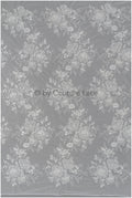 Wunderschöner perlenbesetzter Blumen Spitzenstoff/ Braut Couture Spitzenstoff mit Perlen & Pailletten/ Braut Spitze Off-White// L23-031BD