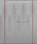 Wunderschöner perlenbesetzter Spitzenstoff Off-White/ Couture Spitzenstoff mit Perlen & Pailletten/ Brautspitze// L23-502