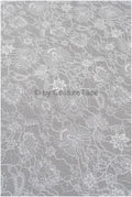 French floral lace/ bridal raschel lace/ French veil lace/ bridal chanitilly lace/ Edwardian lace fabric// L23-178
