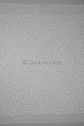 Couture Spitzenstoff Off-White/ Perlen Spitzenstoff/ Spitze mit Perlen/ Brautspitze Stoff// L23-557
