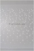 Wunderschöner perlenbesetzter Spitzenstoff/ Couture Spitzenstoff mit Pailletten & Perlen/ florale Brautspitze// L23-567