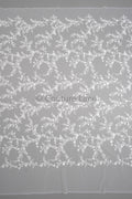 3D Blumen Spitzenstoff/ Braut Spitzenstoff Off-White/ romantischer Blumen Spitzenstoff mit Perlen/ Hochzeit Spitzenstoff// L23-573