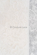 Blumen Braut Spitze / Braut Spitze Material / off-white Braut Spitze / Blumen Hochzeit Spitze / Couture Spitze / / L23-589