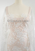 Blumen Braut Spitze / Braut Spitze Material / off-white Braut Spitze / Blumen Hochzeit Spitze / Couture Spitze / / L23-589