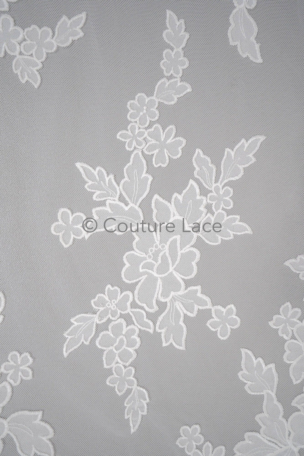 Blumen Braut Spitze Off-White/ Brautspitze mit Blumen/ Blumen Hochzeit Spitze/ Couture Spitze// L23-590