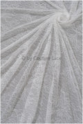 French floral lace/ bridal raschel lace/ French veil lace/ bridal chanitilly lace/ Edwardian lace fabric// L23-086