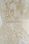 Hochzeit Kleid Spitze Applikation / Perlen Braut Aufnäher / 3D Perlen Blumen Applikation / Braut Applikation Blatt / A23-346