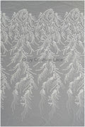 Perlen Spitzenstoff Off-White/ Perlen Brautkleid Spitze/ Couture Spitze Stoff/ Perlen Spitze// L23-508