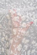 Perlen Spitze Stoff Off-White/ Perlen Brautspitze/ Couture Spitzenstoff/ Perlen Spitze// L23-572