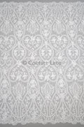 Blumen Braut Spitze Off-White/ Brautspitze mit Blumen/ Blumen Hochzeit Spitze/ Couture Spitze// L23-575