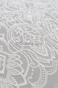 Zierliche florale Spitze Off-White/ geometrische Spitze/ Boho Spitzenstoff/ Vintage Spitze/ verschnörkelte Spitze // L23-585