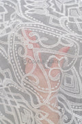 Zierliche florale Spitze Off-White/ geometrische Spitze/ Boho Spitzenstoff/ Vintage Spitze/ verschnörkelte Spitze // L23-585