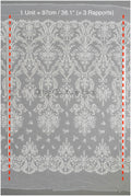 Perlen Spitzenstoff Off-White/ Perlen Brautkleid Spitze mit Perlen/ Couture Spitzenstoff/ Perlen Spitze// L23-514