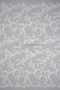 3D Blumen Spitzenstoff/ Braut Spitzenstoff Off-White/ romantischer Blumen Spitzenstoff mit Perlen/ Hochzeit Spitzenstoff// L23-573