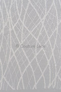 Zarte florale Spitze Off-White/ Braut Spitzenstoff/ Spitzenstoff mit Perlen & Pailletten/ Spitzenmuster// L23-560