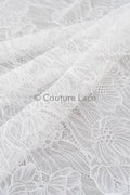 French Floral Lace/ Bridal Raschel Lace/ French Veil Lace/ Bridal Chanitilly Lace/ Edwardian Lace// L23-144 