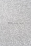 French floral lace/ bridal raschel lace/ French veil lace/ bridal chanitilly lace/ Edwardian lace fabric// L23-124