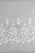 Floral Bridal Lace Off-White/ Bridal Lace with Flowers/ Floral Wedding Lace/ Couture Lace// L23-594