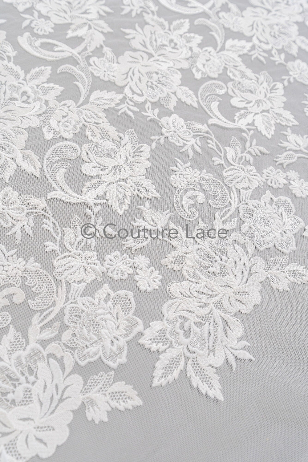 Blumen Braut Spitze Off-White/ Brautspitze mit Blumen/ romantische Braut Spitze/ Hochzeit Spitze/ Couture Spitze// L23-599