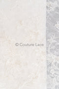 Perlen Spitzenstoff Off-White/ Couture Spitzenstoff/ Braut Spitzenstoff/ Perlen Spitze// L23-577
