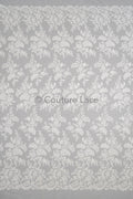 Blumen Braut Spitze Off-White/ Brautspitze mit Blumen/ Blumen Hochzeit Spitze/ Couture Spitze// L23-605