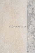 Floral Bridal Lace Off-White/ Bridal Lace/ Floral Wedding Lace/ Couture Lace// L23-606