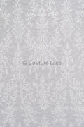 Blumen Braut Spitze Off-White/ Brautspitze mit Blumen/ Blumen Hochzeit Spitze/ Couture Spitze// L23-576