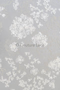 3D flower lace fabric/ bridal lace fabric/ romantic lace fabric with 3D flowers/ wedding lace fabric// L23-603