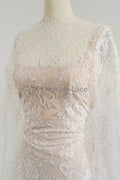 3yds französische Spitze/ Braut florale Spitze/ Off-White Braut Spitze/ florale Hochzeit Spitze/ Chantilly Spitze// L23-620