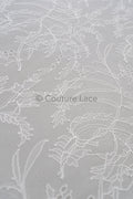 French floral lace/ bridal raschel lace/ French veil lace/ bridal chanitilly lace/ Edwardian lace fabric// L23-623