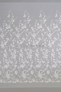 Blumen Braut Spitze Off-White/ Brautspitze mit Blumen/ Hochzeit Spitze/ Couture Spitze// L23-629
