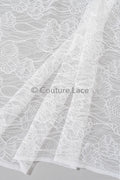 French Floral Lace/ Bridal Raschel Lace/ French Veil Lace/ Bridal Chanitilly Lace/ Edwardian Lace// L23-144 