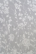 Blumen Braut Spitze Off-White/ Brautspitze mit Blumen/ Hochzeit Spitze/ Couture Spitze// L23-629