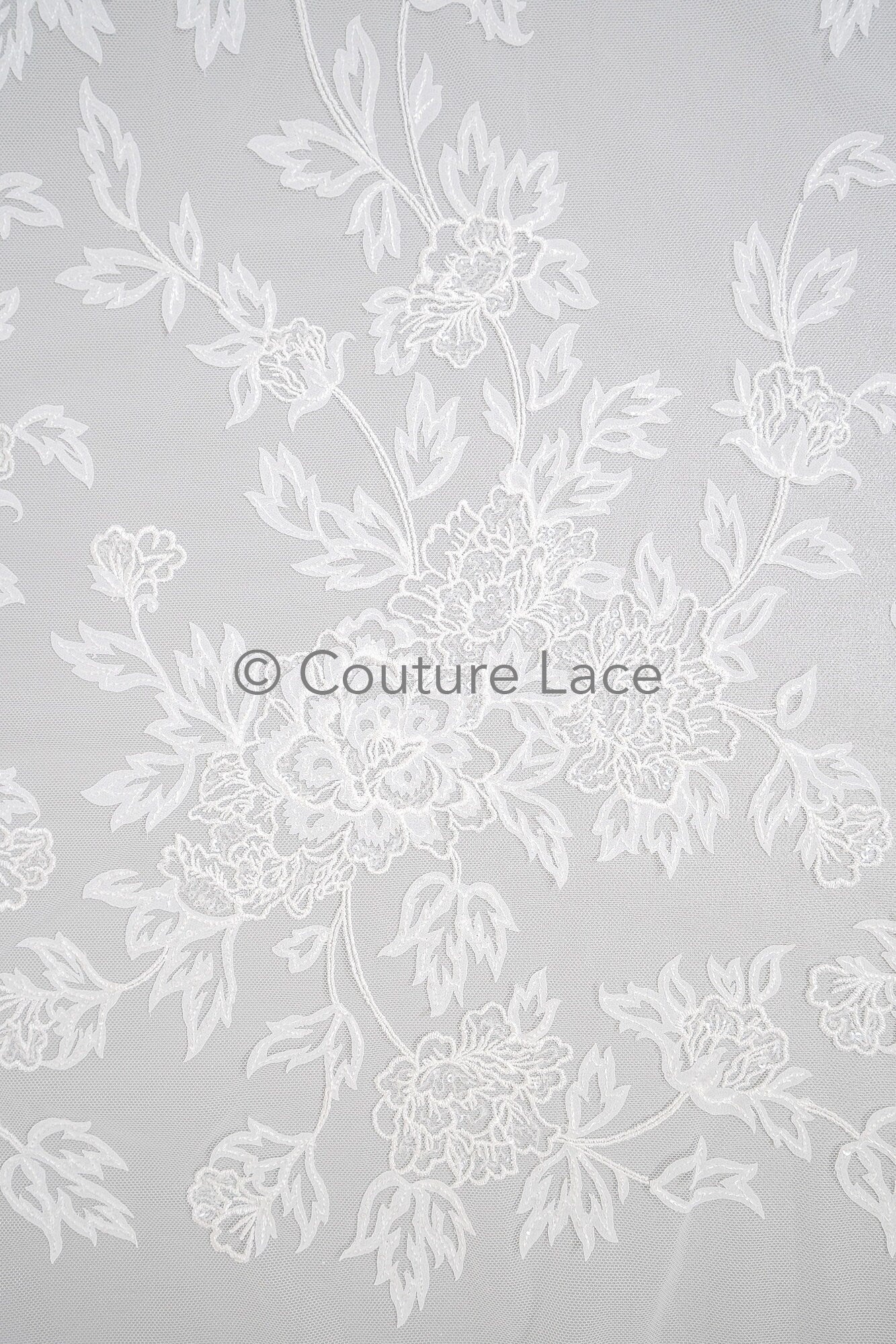 3D Blumen Spitzenstoff/ Braut Spitze Off-White/ romantischer Blumen Spitzenstoff/ Hochzeit Spitzenstoff// L23-587