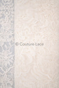 Blumen Braut Spitze Off-White/ Braut Spitzenstoff/ Brautspitze mit Blumen/ Blumen Hochzeit Spitze/ Couture Spitze// L23-001N