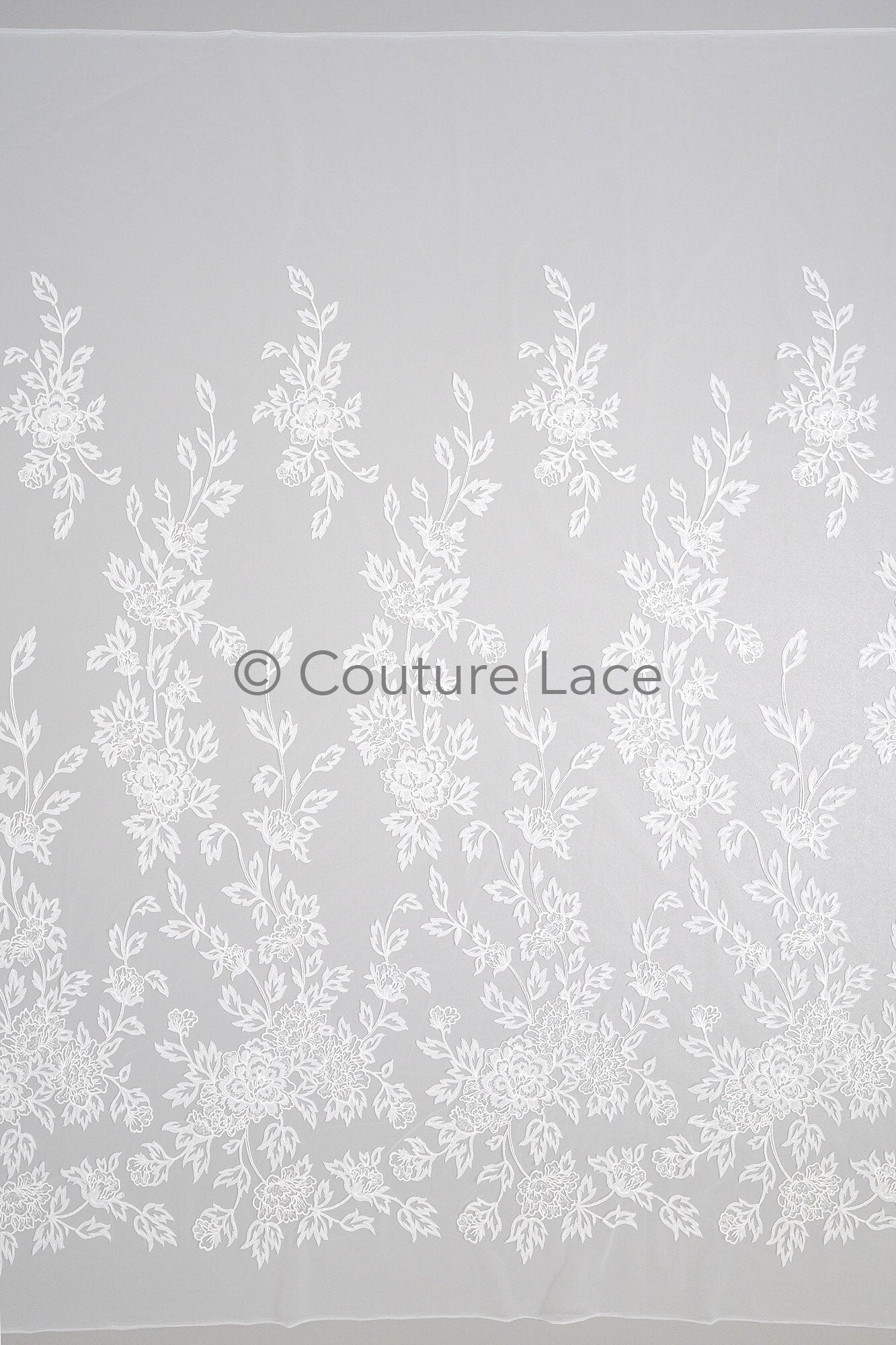 3D Blumen Spitzenstoff/ Braut Spitze Off-White/ romantischer Blumen Spitzenstoff/ Hochzeit Spitzenstoff// L23-587