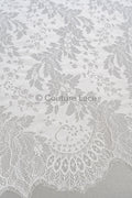 2.9 yds Braut französische Spitze/ florale Braut Spitze/ Off-White Spitze/ florale Hochzeit Spitze/ Chantilly Spitze// L23-613