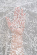 3yds französische Spitze/ Braut florale Spitze/ Off-White Braut Spitze/ florale Hochzeit Spitze/ Chantilly Spitze// L23-620