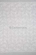 Blumen Braut Spitze / Braut Spitze Material mit Pailletten / offwhite Braut Spitze / Blumen Hochzeit Spitze / Couture / L17-035