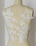 Hochzeit Spitzenstoff / Hochzeit Spitzenstoff / Blumen Braut Spitze Applikation// A17-150