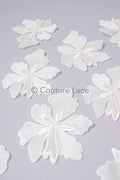 Wedding flower applique/ floral lace applique/ romantic dress applique/ leaf applique/ A23-350