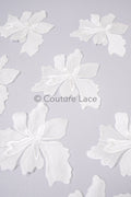 Wedding flower applique/ flower lace applique/ romantic dress applique/ leaf applique/ A23-351